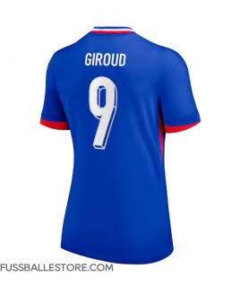 Günstige Frankreich Olivier Giroud #9 Heimtrikot Damen EM 2024 Kurzarm